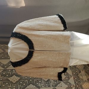 Cropped Jackie O style dress jacket